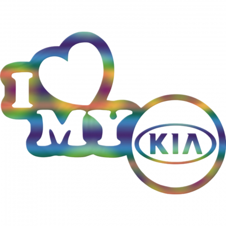 KIA - sticker-kia-i-love-my