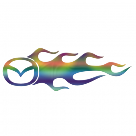 Mazda - sticker-mazda-fire-autocolant-flacari-sport-tuning