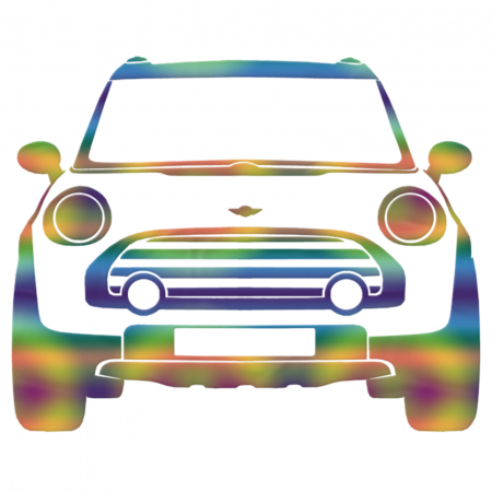 Mini Cooper - sticker-mini-cooper-schelet-autocolant-edgy