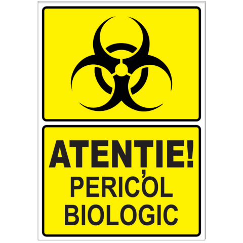 Stickere Mașină - sticker-atentie-pericol-biologic-autocolant-auto-industrial