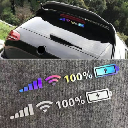 Sticker Auto Semnal Battery & Wi-Fi – Design Tech Urban [1]