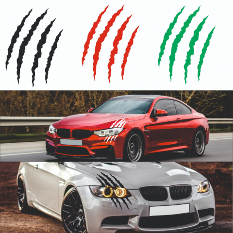 Sticker decorativ cu gheară – design agresiv pentru tuning auto [1]