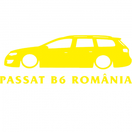 Volkswagen - sticker-volkswagen-passat-b6-romania-stickitmag