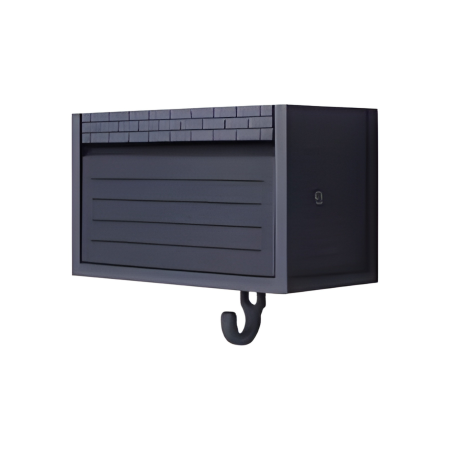 Cadouri Paste - suport-chei-3d-container-decor-auto-pla-negru