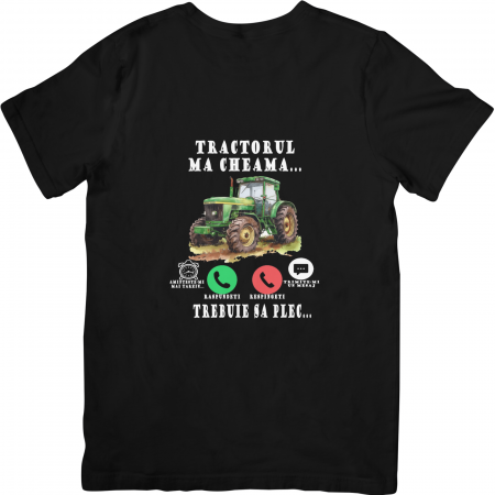Haine Personalizate - tricou-tractorul-ma-cheama-stick-it-mag