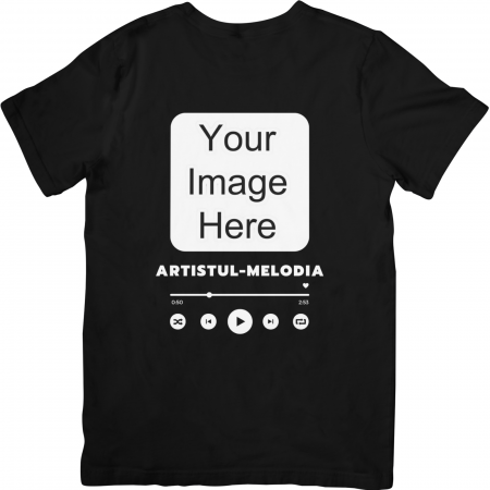 Haine Personalizate - tricou-personalizat-cu-poza-si-melodia-preferata-stick-it-mag