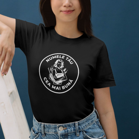 Tricou unisex „Cel Mai Bun Electrician” – personalizat cu numele clientului [2]