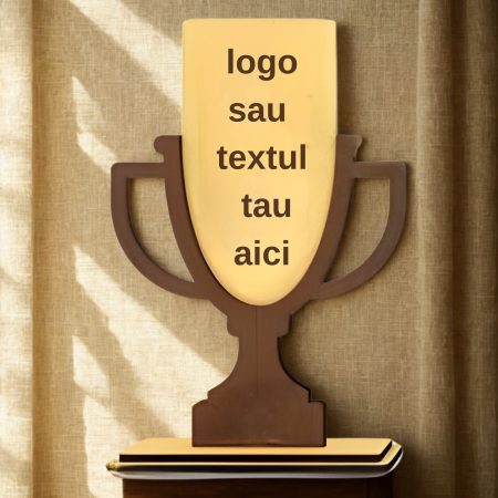 Trofee Personalizate din Lemn și Plexiglass - trofeu-personalizat-model-cupa-logo-text-premium-awards