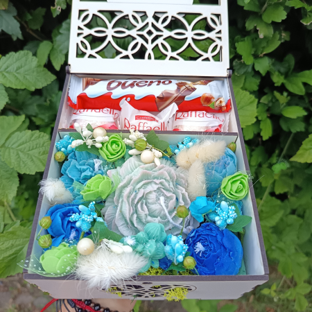 Accesorii Personalizate pentru Ședința Foto de Nuntă - aqua-serenity-luxury-box-cutie-cadou-premium