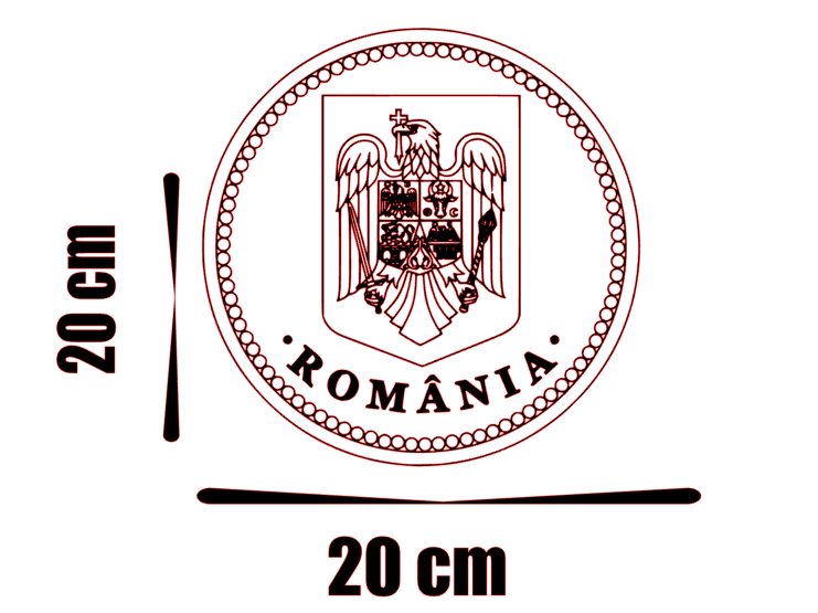 Stema Romaniei Sticker [1]