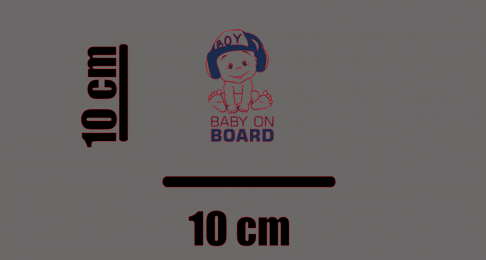Sticker Baby Boy [1]