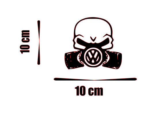 Sticker Masca VW [1]