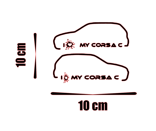 Sticker Opel Corsa C [1]
