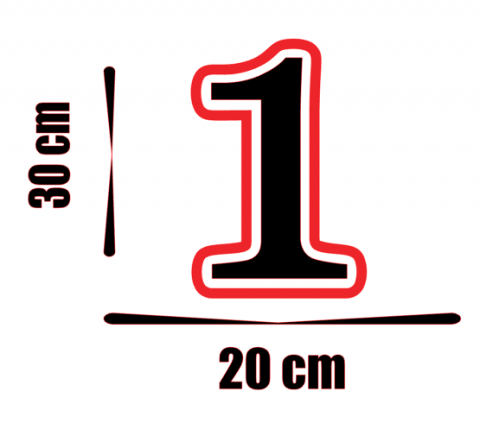 Numere auto - Sticker 1