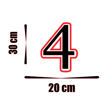 Numere auto - Sticker 4
