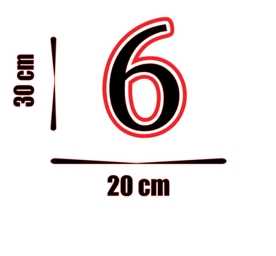 Numere auto - Sticker 6