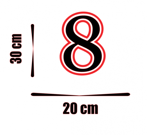 Numere auto - Sticker 8