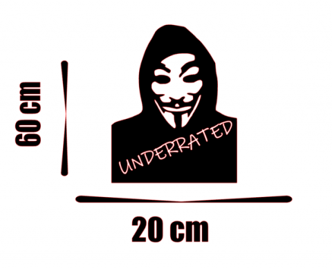 Stickere autoturisme - Sticker Anonimus