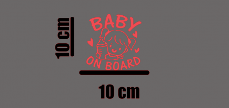 Baby On Bord - Sticker Baby Girl