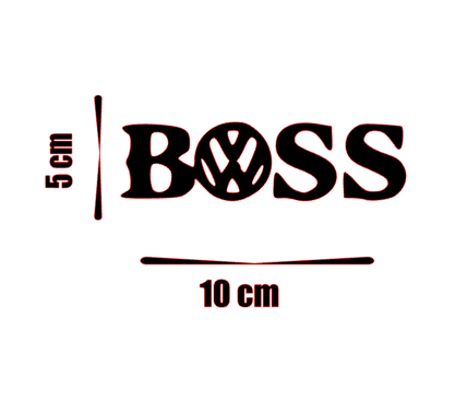Stickere autoturisme - Sticker Boss VW