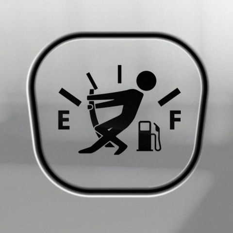 Sticker rezervor auto