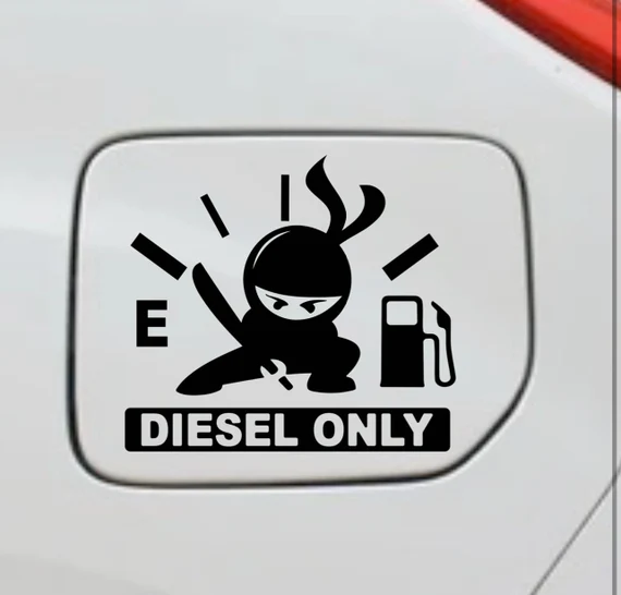 Sticker rezervor auto motorina