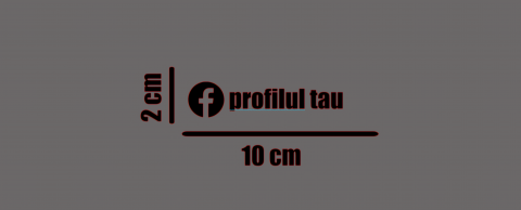 Stickere Social Media - Sticker logo Facebook