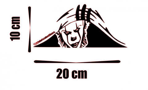 Stickere autoturisme - Sticker portbagaj joker