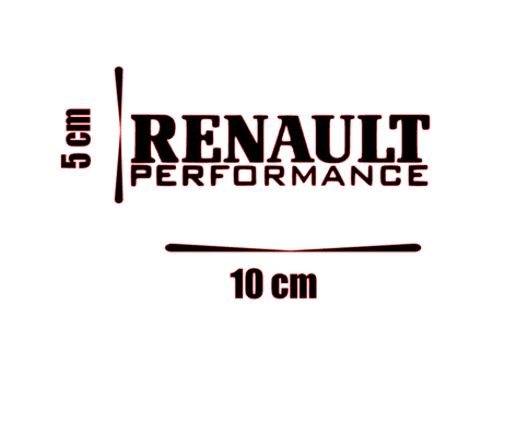 Stickere autoturisme - Sticker Renault Performance