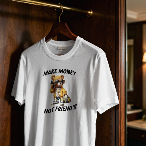 Tricouri Teddy-Edition Barbati - Urs „MAKE MONEY”