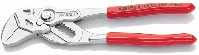 Cleste-cheie cromat cu reglaj automat 180 mm KNIPEX [86 03 180] [1]