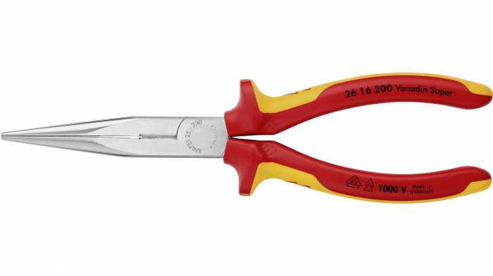 Cleste plat rotund cu tais VDE 200 mm KNIPEX [26 16 200] [1]
