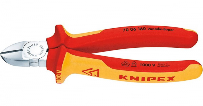 Cleste tais lateral VDE 160 mm, KNIPEX [70 06 160] [1]