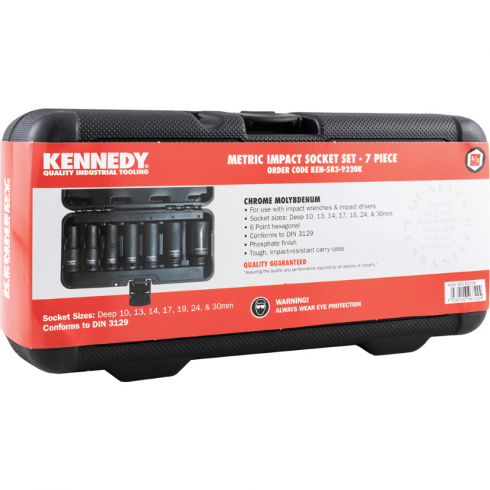 Set 7 tubulare lungi de impact KEN5839220K KENNEDY [3]