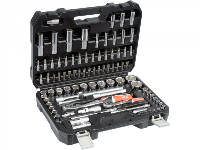 Trusă tubulare 1/2 - 1/4" 94 piese Yato YT-12681 [2]