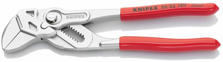 Scule de mana - Cleste-cheie cromat cu reglaj automat 180 mm KNIPEX [86 03 180]