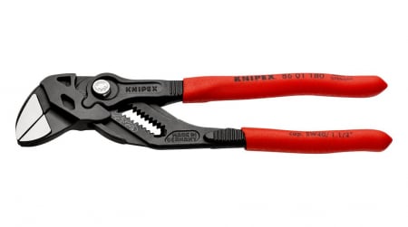 Scule de mana - Cleste pentru tevi, cu falci drepte KNIPEX 180mm [86 01 180]