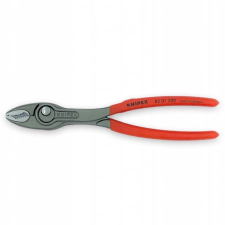 Scule de mana - Cleste tip patent cu prindere frontala si laterala, 200 mm KNIPEX [82 01 200]