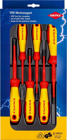 Surubelnite - Set 6 surubelnite VDE PM/S KNIPEX [00 20 12 V05]