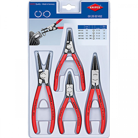 Scule de mana - Set clesti pentru inele de siguranta KNIPEX [00 20 03 V02]