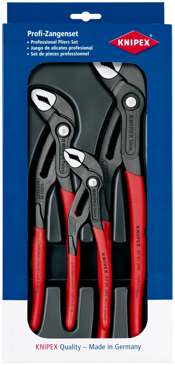 Scule de mana - Set clesti pentru tevi Cobra KNIPEX [00 20 09 V02]