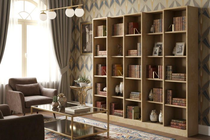 Bibliotecă din marmură Thassos Bianco. [7]