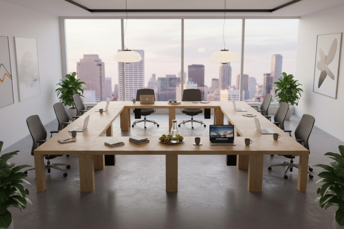 Masă de conferințe din piatră naturală Ellada [3]