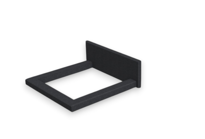 Cadru pat din piatră naturală, model Matt [7]