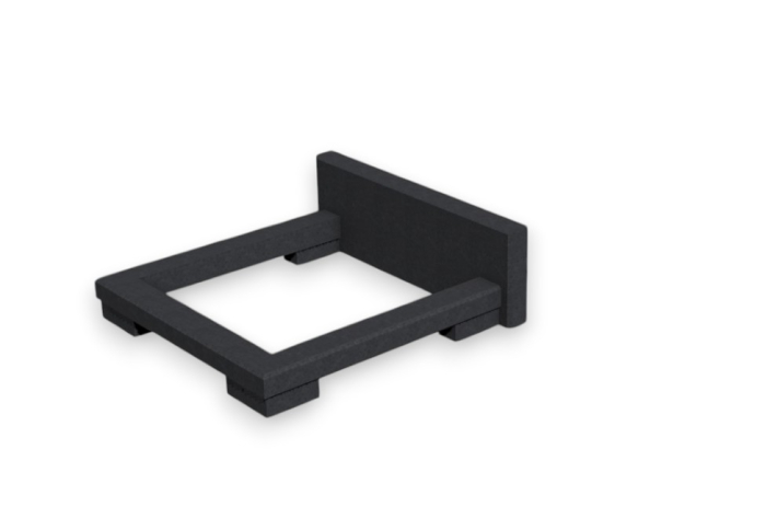 Cadru pat din piatră naturală, model Alia [11]