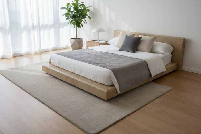 Cadru pat din piatră naturală, model Alia [10]