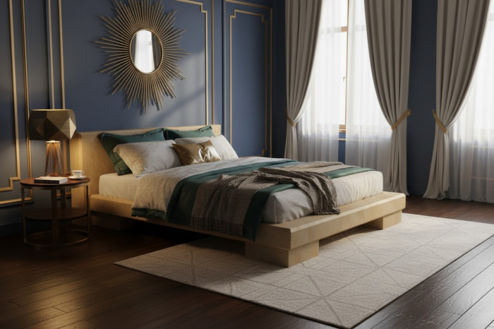 Cadru pat din piatră naturală, model Alia [3]