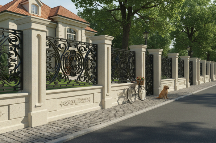 Capitel pentru stâlp de gard - Colecția LOUIS [5]