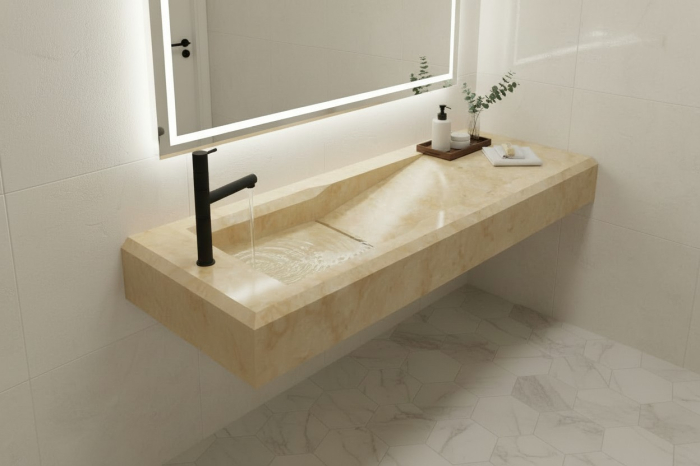 Chiuvetă de baie din piatră naturală Tagin [3]