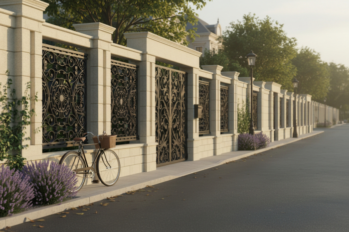 Element stâlp din piatră naturală pentru poartă - Colecția OXFORD [3]